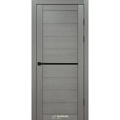 Міжкімнатні Двері Syndicate Doors SD-PVC-129 Чорне скло ПВХ плівка-6