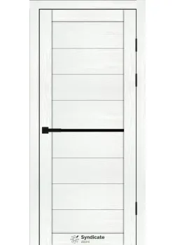 Двери Syndicate Doors SD-PVC-129 Черное стекло