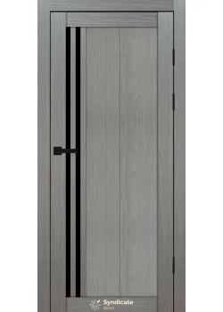Двери Syndicate Doors SD-PVC-136 Черное стекло
