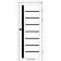Межкомнатные Двери Syndicate Doors SD-PVC-101 белый Черное стекло ПВХ плёнка-3-thumb