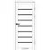 Межкомнатные Двери Syndicate Doors SD-PVC-102 белый Черное стекло ПВХ плёнка-3-thumb