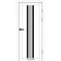 Межкомнатные Двери Syndicate Doors SD-PVC-107 белый Черное стекло ПВХ плёнка-3-thumb