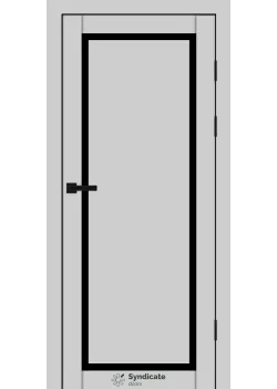 Двери Syndicate Doors SD-PVC-113 Черное стекло