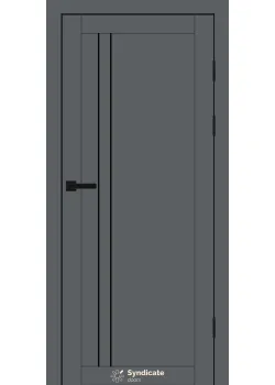 Двери Syndicate Doors SD-PVC-141 Черное стекло