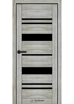 Двери Syndicate Doors SD-ECOTOP-104 Черное стекло