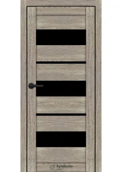 Двери Syndicate Doors SD-ECOTOP-105 Черное стекло