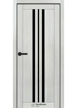 Двери Syndicate Doors SD-ECOTOP-107 Черное стекло
