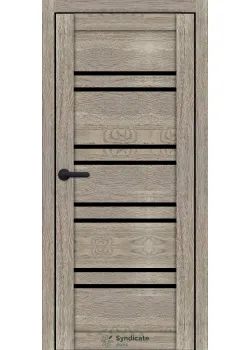 Двери Syndicate Doors SD-ECOTOP-118 Черное стекло