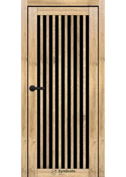 Двери Syndicate Doors SD-ECOTOP-125 Черное стекло