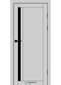 Двери Syndicate Doors SD-PVC-140 Черное стекло