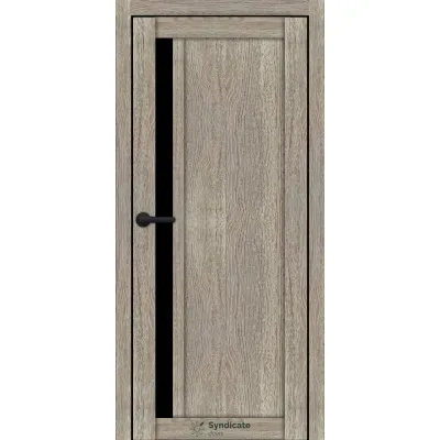 Міжкімнатні Двері Syndicate Doors SD-ECOTOP-140 Чорне скло Ламінатин-2