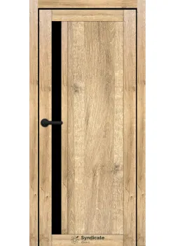 Двери Syndicate Doors SD-ECOTOP-140 Черное стекло