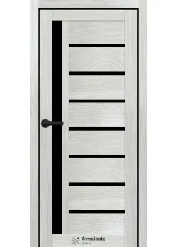 Двери Syndicate Doors SD-ECOTOP-101 Черное стекло