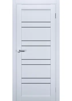Двері Terminus Ukrainian Doors UD-6 ПП Чорне скло