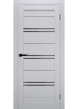 Двері Terminus Ukrainian Doors UD-11 ПП Чорне скло
