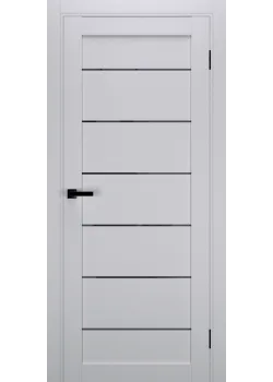 Двері Terminus Ukrainian Doors UD-12 ПП Чорне скло
