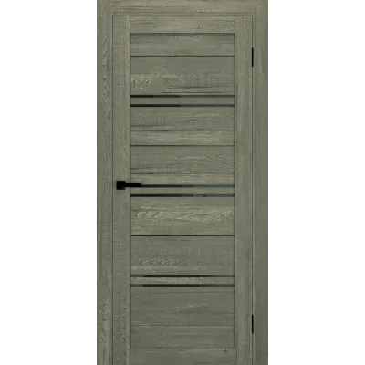 Межкомнатные Двери Terminus Ukrainian Doors UD-11 Черное стекло Ламинатин-3