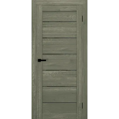 Межкомнатные Двери Terminus Ukrainian Doors UD-12 Черное стекло Ламинатин-3