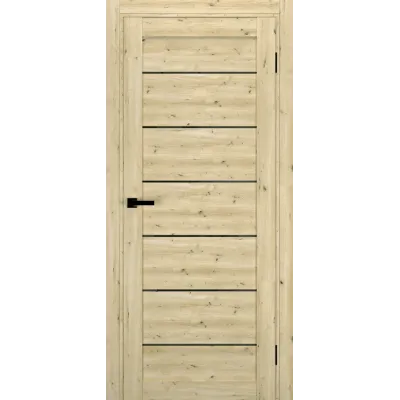 Межкомнатные Двери Terminus Ukrainian Doors UD-12 Черное стекло Ламинатин-0