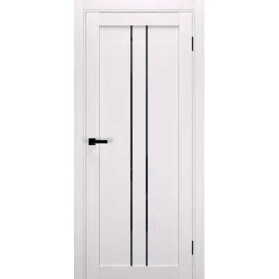 Межкомнатные Двери Terminus Ukrainian Doors UD-14 Черное стекло Ламинатин-2