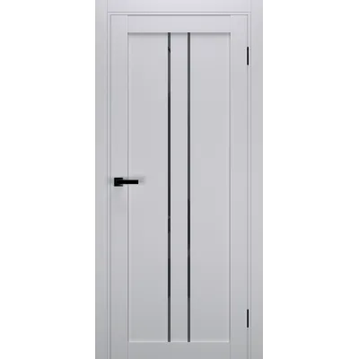 Межкомнатные Двери Terminus Ukrainian Doors UD-14 ПП Черное стекло ПВХ плёнка-0