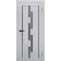 Межкомнатные Двери Terminus Ukrainian Doors UD-15 ПП Черное стекло ПВХ плёнка-3-thumb