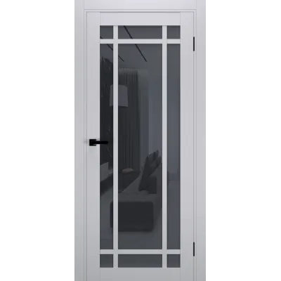 Межкомнатные Двери Terminus Ukrainian Doors UD-16 ПП Черное стекло ПВХ плёнка-0