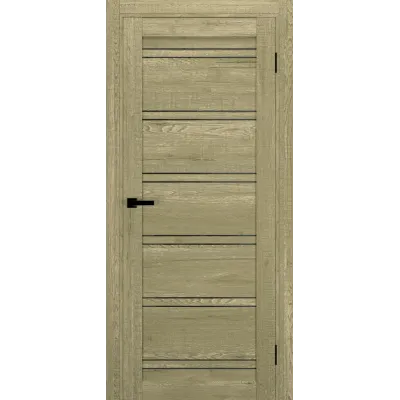 Межкомнатные Двери Terminus Ukrainian Doors UD-20 Черное стекло Ламинатин-2