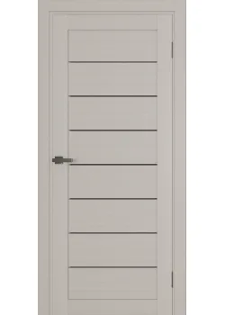 Двері Terminus Ukrainian Doors UD-01 ПВХ Чорне скло