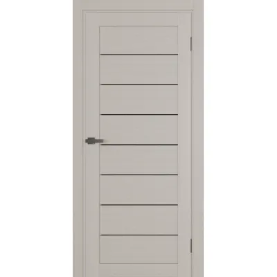 Межкомнатные Двери Terminus Ukrainian Doors UD-01 ПВХ Черное стекло ПВХ плёнка-0