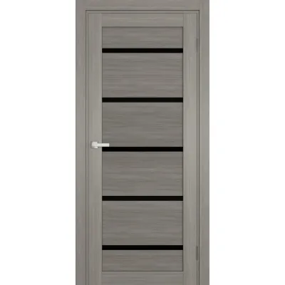 Межкомнатные Двери Terminus Ukrainian Doors UD-02 ПВХ Черное стекло ПВХ плёнка-6