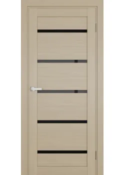 Двері Terminus Ukrainian Doors UD-02 ПВХ Чорне скло