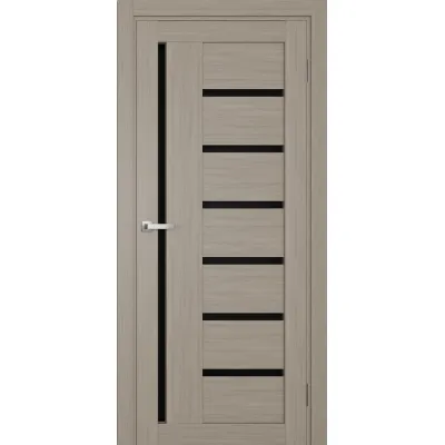 Міжкімнатні Двері Terminus Ukrainian Doors UD-03 ПВХ Чорне скло ПВХ плівка-5
