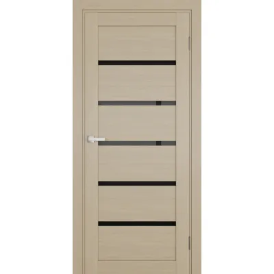 Межкомнатные Двери Terminus Ukrainian Doors UD-04 ПВХ Черное стекло ПВХ плёнка-2
