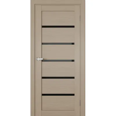 Межкомнатные Двери Terminus Ukrainian Doors UD-04 ПВХ Черное стекло ПВХ плёнка-0