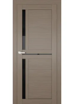 Двері Terminus Ukrainian Doors UD-05 ПВХ Чорне скло