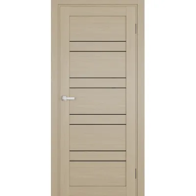 Міжкімнатні Двері Terminus Ukrainian Doors UD-06 ПВХ Чорне скло ПВХ плівка-2