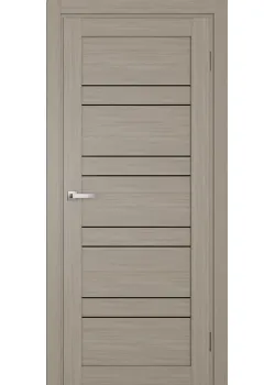 Двері Terminus Ukrainian Doors UD-06 ПВХ Чорне скло