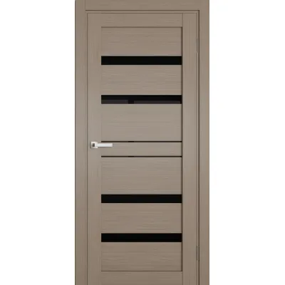 Межкомнатные Двери Terminus Ukrainian Doors UD-08 ПВХ Черное стекло ПВХ плёнка-2