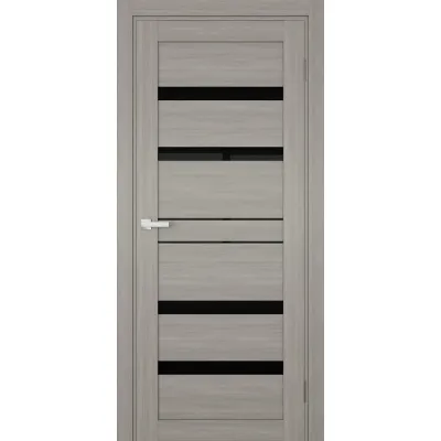Межкомнатные Двери Terminus Ukrainian Doors UD-08 ПВХ Черное стекло ПВХ плёнка-6