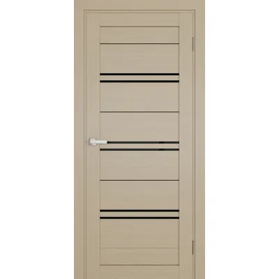 Межкомнатные Двери Terminus Ukrainian Doors UD-11 ПВХ Черное стекло ПВХ плёнка-2