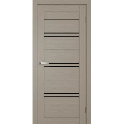 Межкомнатные Двери Terminus Ukrainian Doors UD-11 ПВХ Черное стекло ПВХ плёнка-5