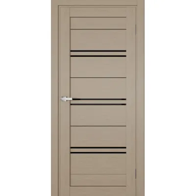 Межкомнатные Двери Terminus Ukrainian Doors UD-11 ПВХ Черное стекло ПВХ плёнка-0