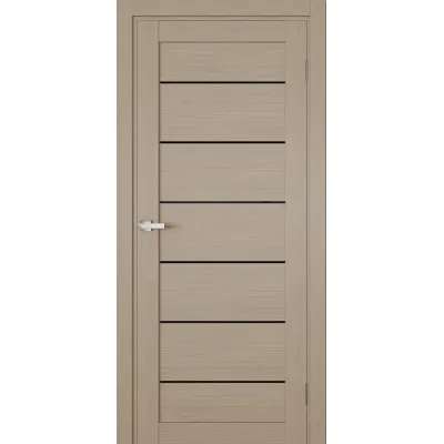 Міжкімнатні Двері Terminus Ukrainian Doors UD-12 ПВХ Чорне скло ПВХ плівка-4