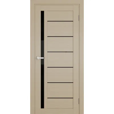 Межкомнатные Двери Terminus Ukrainian Doors UD-13 ПВХ Черное стекло ПВХ плёнка-2