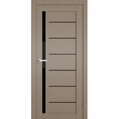 Межкомнатные Двери Terminus Ukrainian Doors UD-13 ПВХ Черное стекло ПВХ плёнка-3