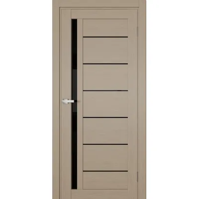 Межкомнатные Двери Terminus Ukrainian Doors UD-13 ПВХ Черное стекло ПВХ плёнка-4