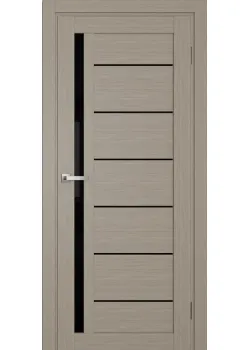 Двері Terminus Ukrainian Doors UD-13 ПВХ Чорне скло