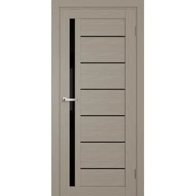Межкомнатные Двери Terminus Ukrainian Doors UD-13 ПВХ Черное стекло ПВХ плёнка-0