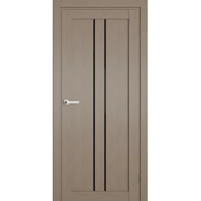 Межкомнатные Двери Terminus Ukrainian Doors UD-14 ПВХ Черное стекло ПВХ плёнка-1